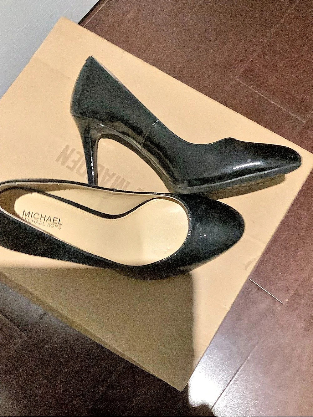 Michael Kors Black Pointed-Toe Heels